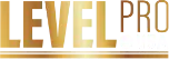 Logo de Level Pro, marca americana premium de suplementos deportivos